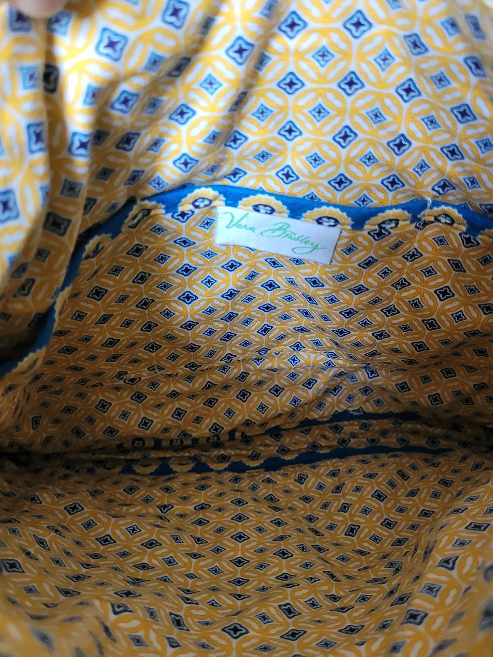 Vera Bradley Riviera Blue Hipster Patterned Crossbody Bag